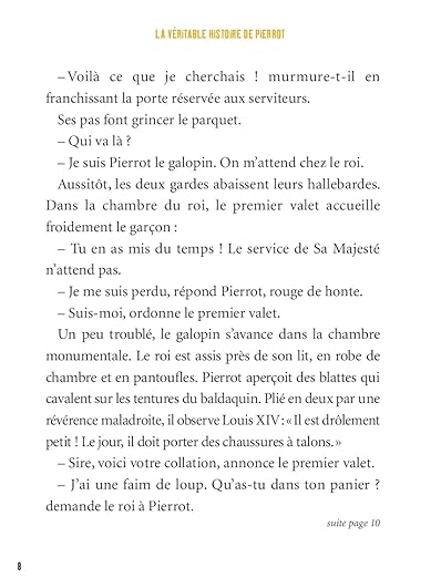 La véritable histoire de Pierrot, serviteur à la cour de Louis XIV