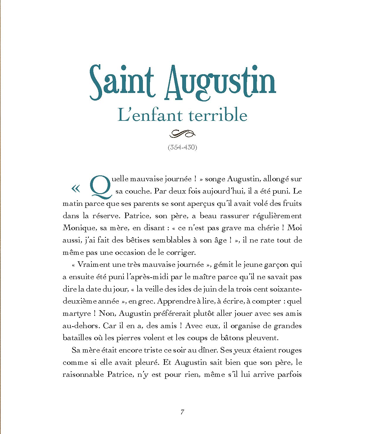 Les Belles Histoires de l'enfance des saints