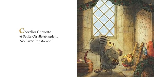 Chevalier chouette prépare Noël