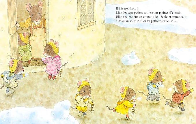 La Famille Souris. Les souris vont à la pêche