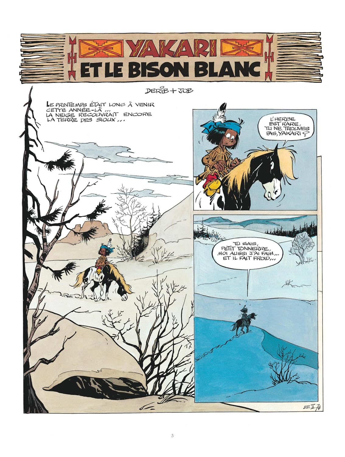 Yakari. Vol. 2. Yakari et le bison blanc
