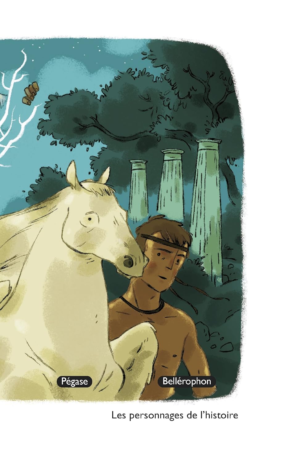 Contes et héros. Pégase, le cheval ailé