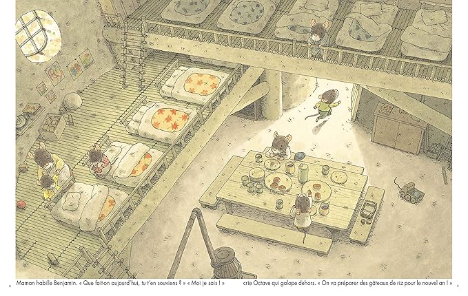 La Famille Souris. La Famille Souris prépare le Nouvel An