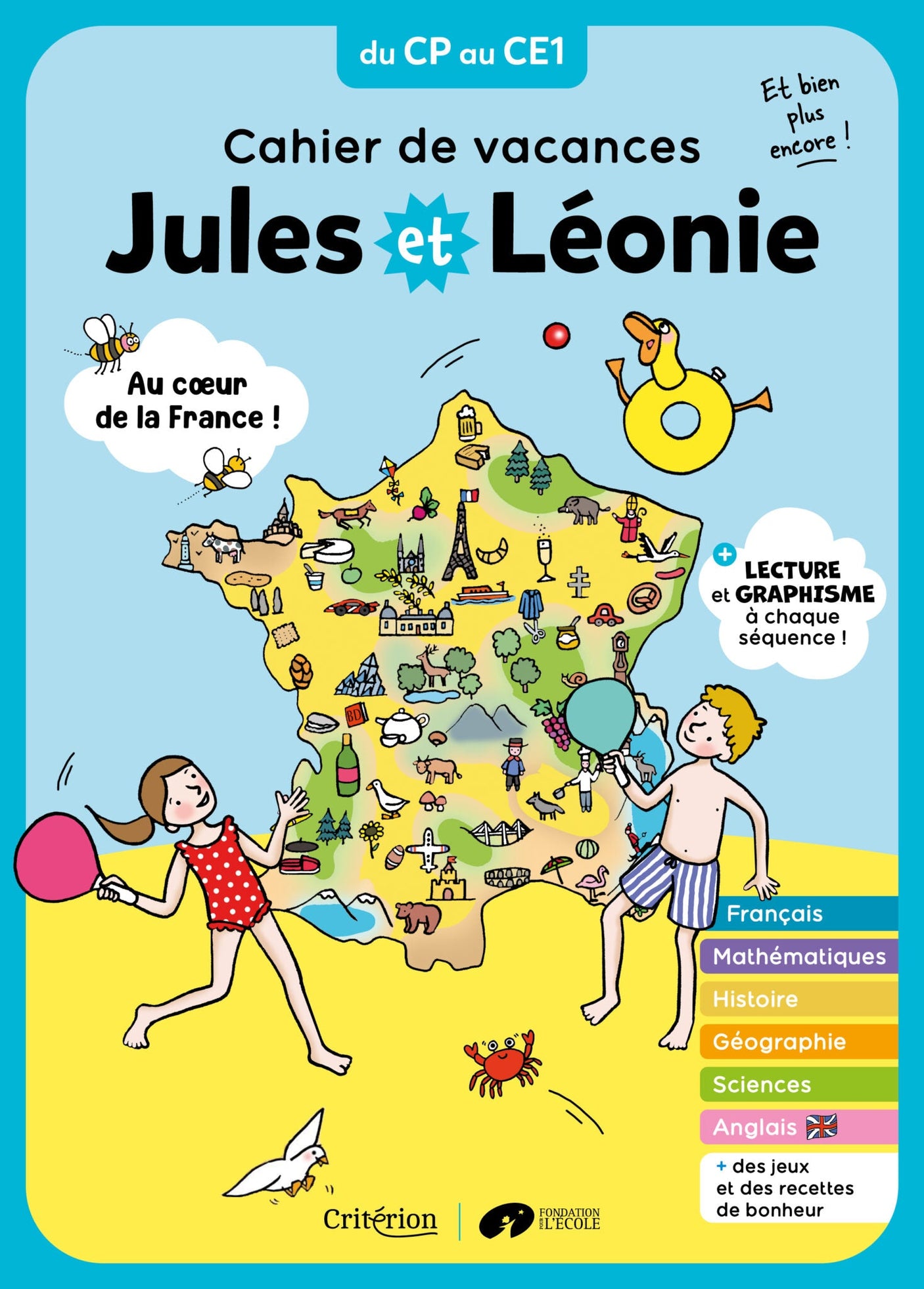 Jules et Léonie. Cahiers de vacances. Du CP au CE1