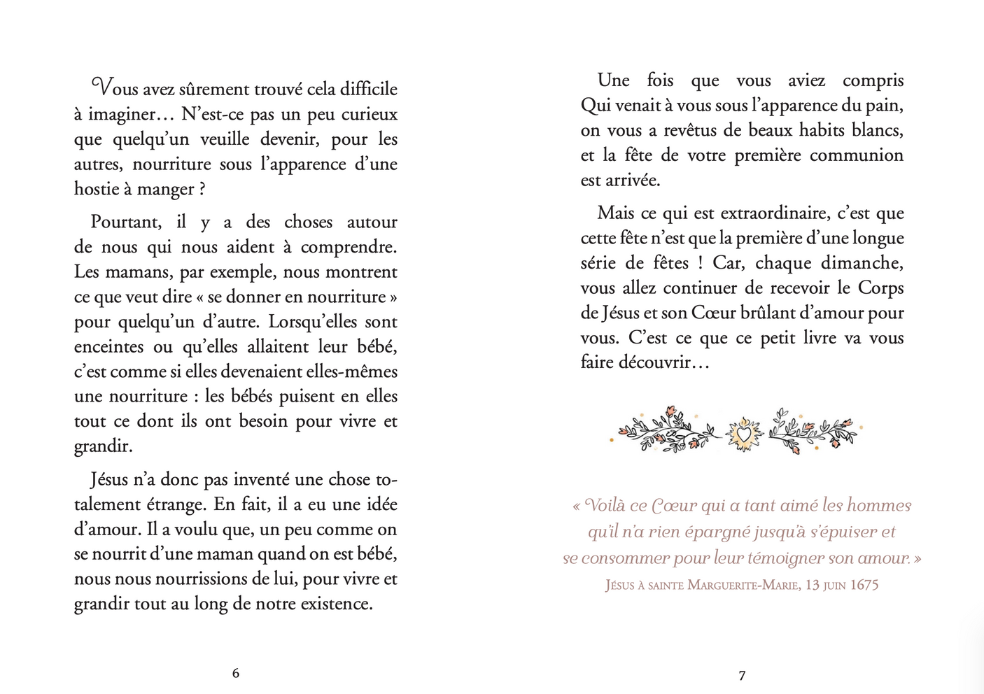À la rencontre du Cœur de Jesus.