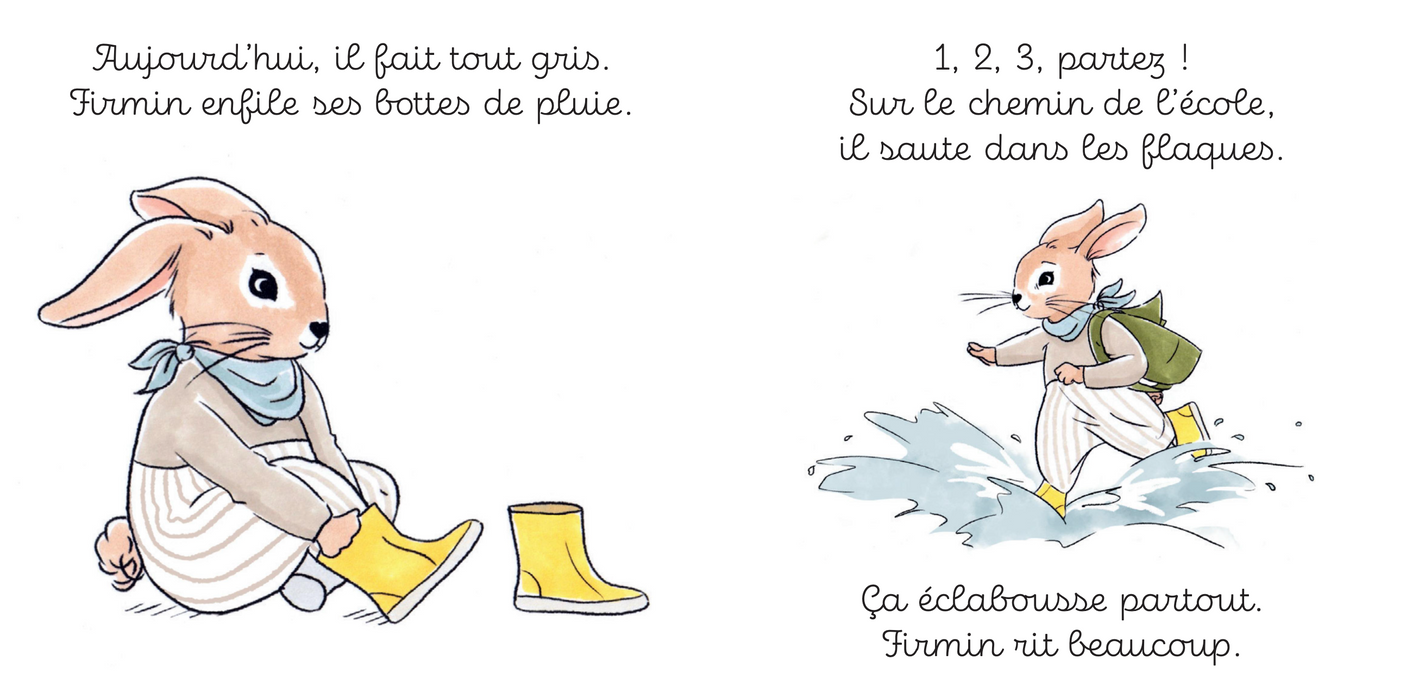 La famille lapin. Les 4 saisons de la famille lapin