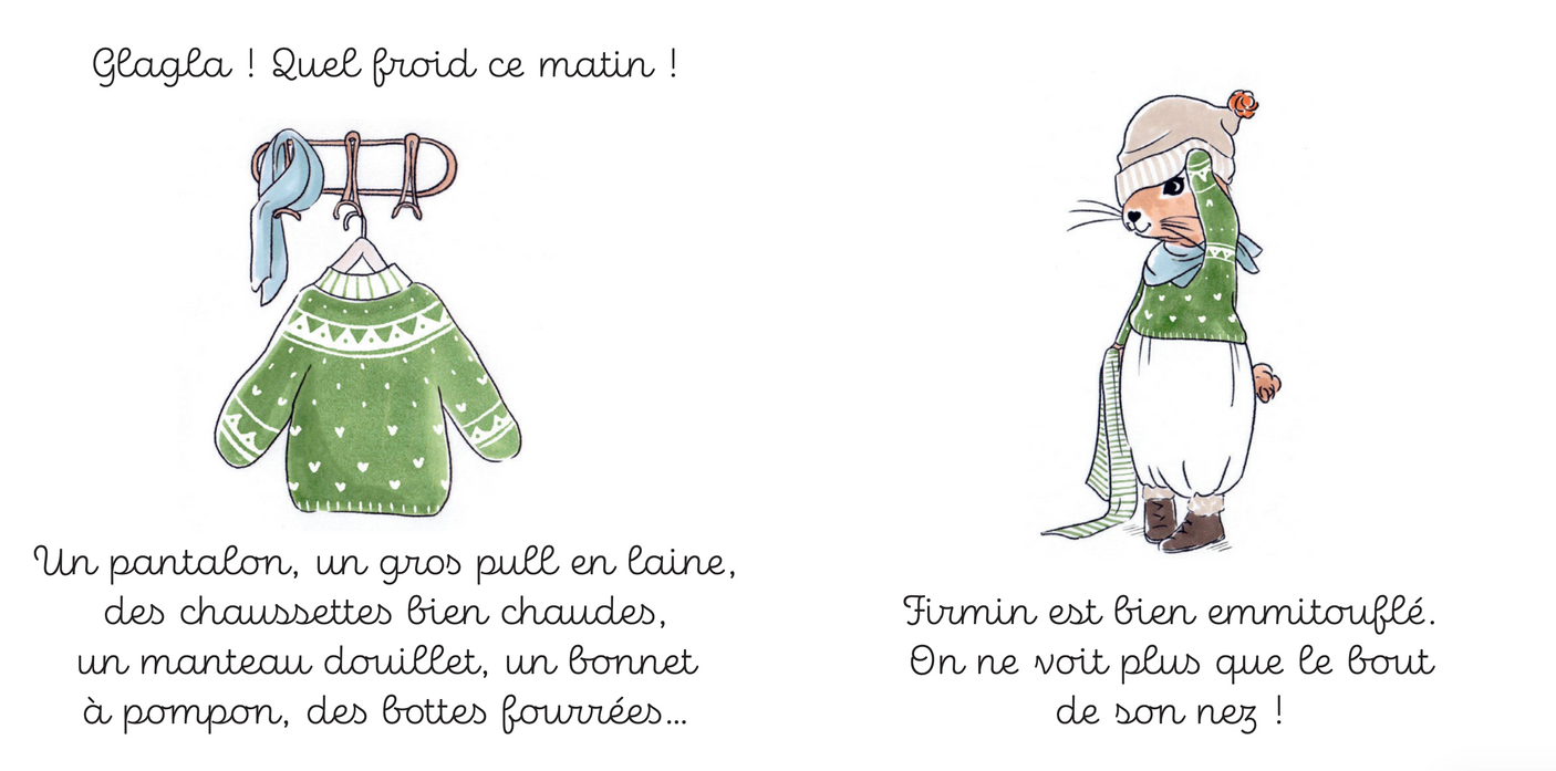 La famille lapin. Les 4 saisons de la famille lapin