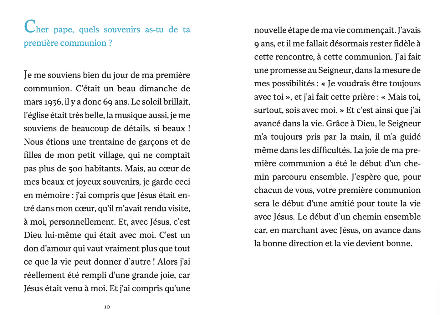 Le jour de ma première communion