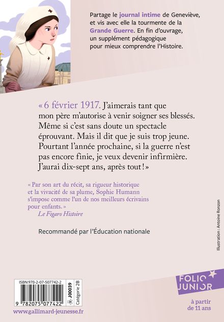 Infirmière pendant la Première Guerre mondiale