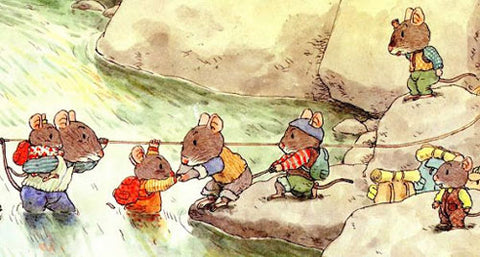 La Famille Souris. Une nouvelle maison pour la famille Souris
