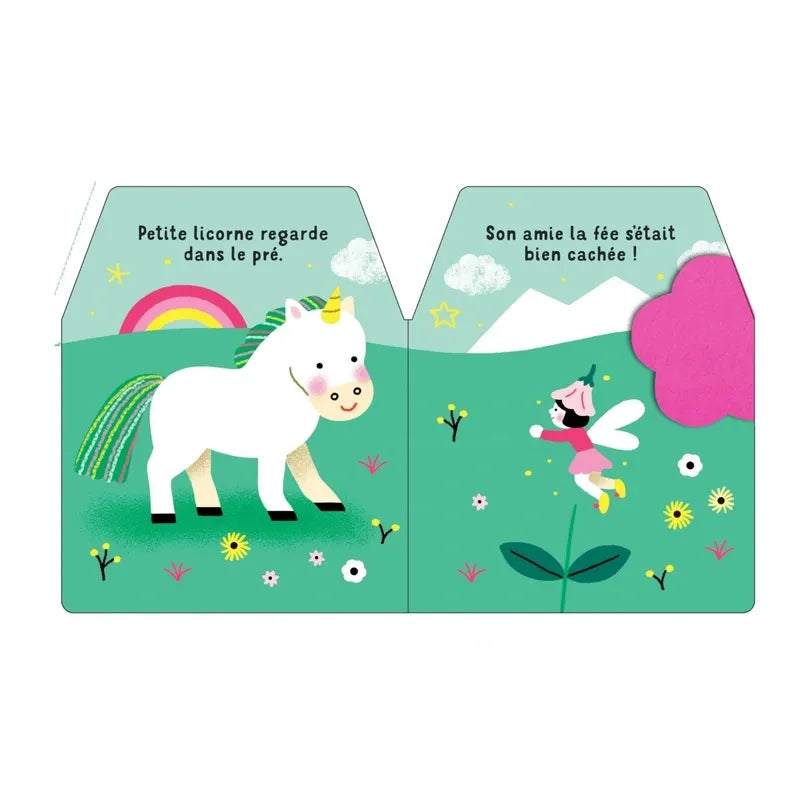 Cache-cache petite licorne