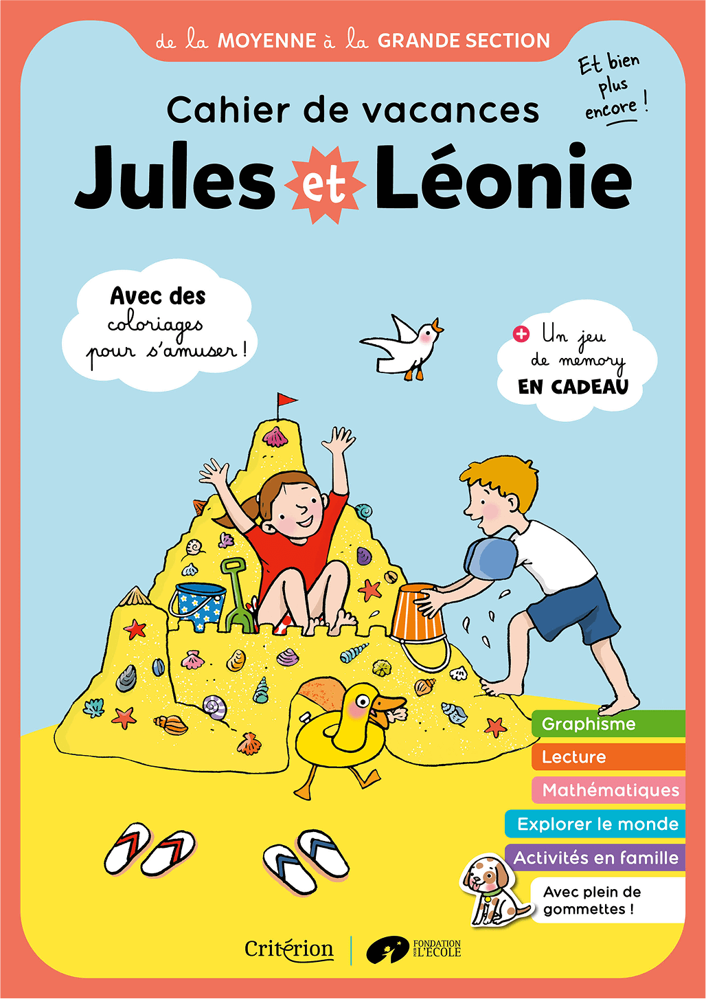 Jules et Léonie. Cahiers de vacances. De la MS au CP