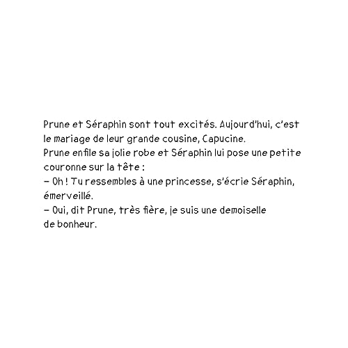 Prune et Séraphin vont à un mariage
