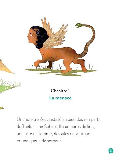 Ma première mythologie. Vol. 10. Oedipe et l'énigme du sphinx