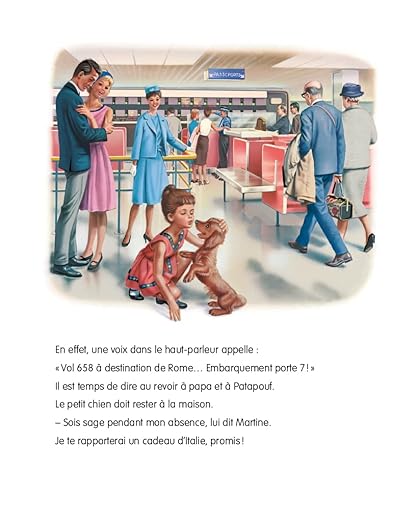 Martine en avion