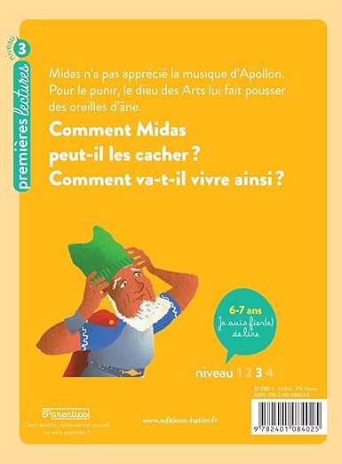 Ma première mythologie. Vol. 15. Midas et ses oreilles d'âne