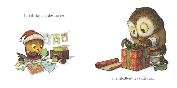 Chevalier chouette prépare Noël