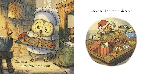 Chevalier chouette prépare Noël