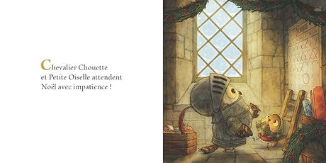 Chevalier chouette prépare Noël