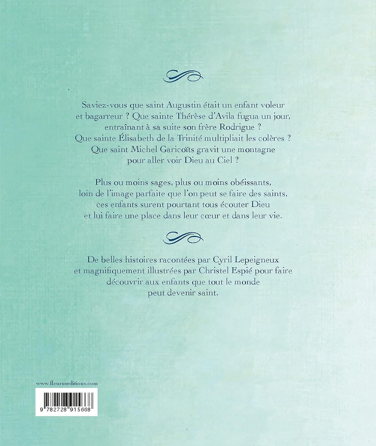 Les Belles Histoires de l'enfance des saints