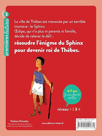 Ma première mythologie. Vol. 10. Oedipe et l'énigme du sphinx