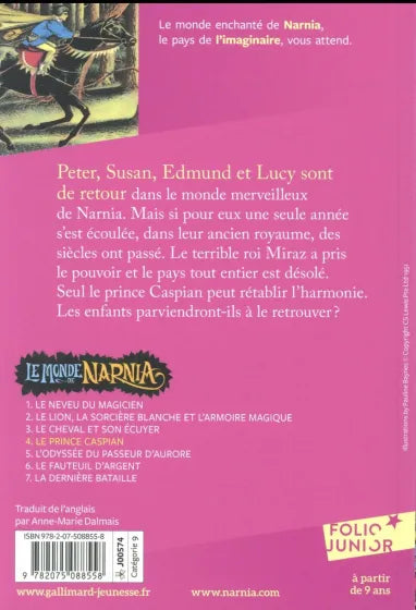 Le monde de Narnia. Vol. 4. Le prince Caspian