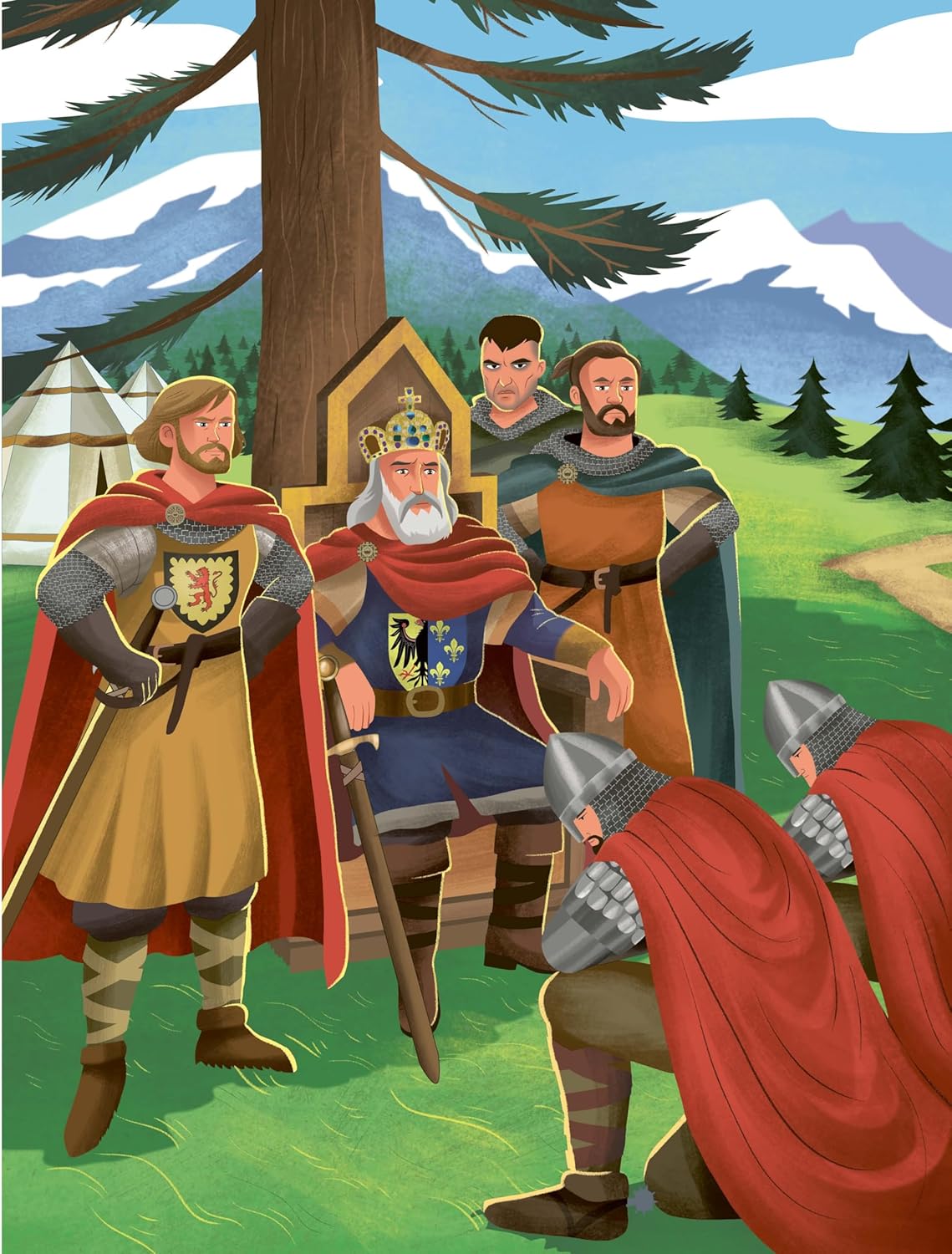Histoires de vrais chevaliers : Bayard, du Guesclin, Guillaume le Conquérant et autres