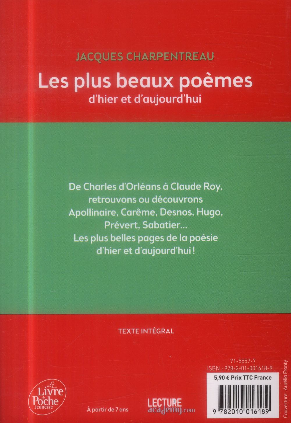 Les Plus Beaux Poèmes d'hier et d'aujourd'hui