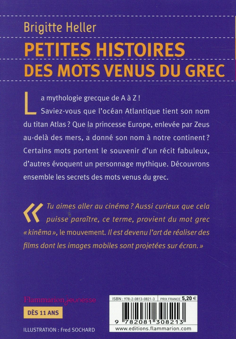 Petites histoires des mots venus du grec