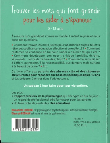 Trouver les mots qui font grandir pour les aider à s’épanouir