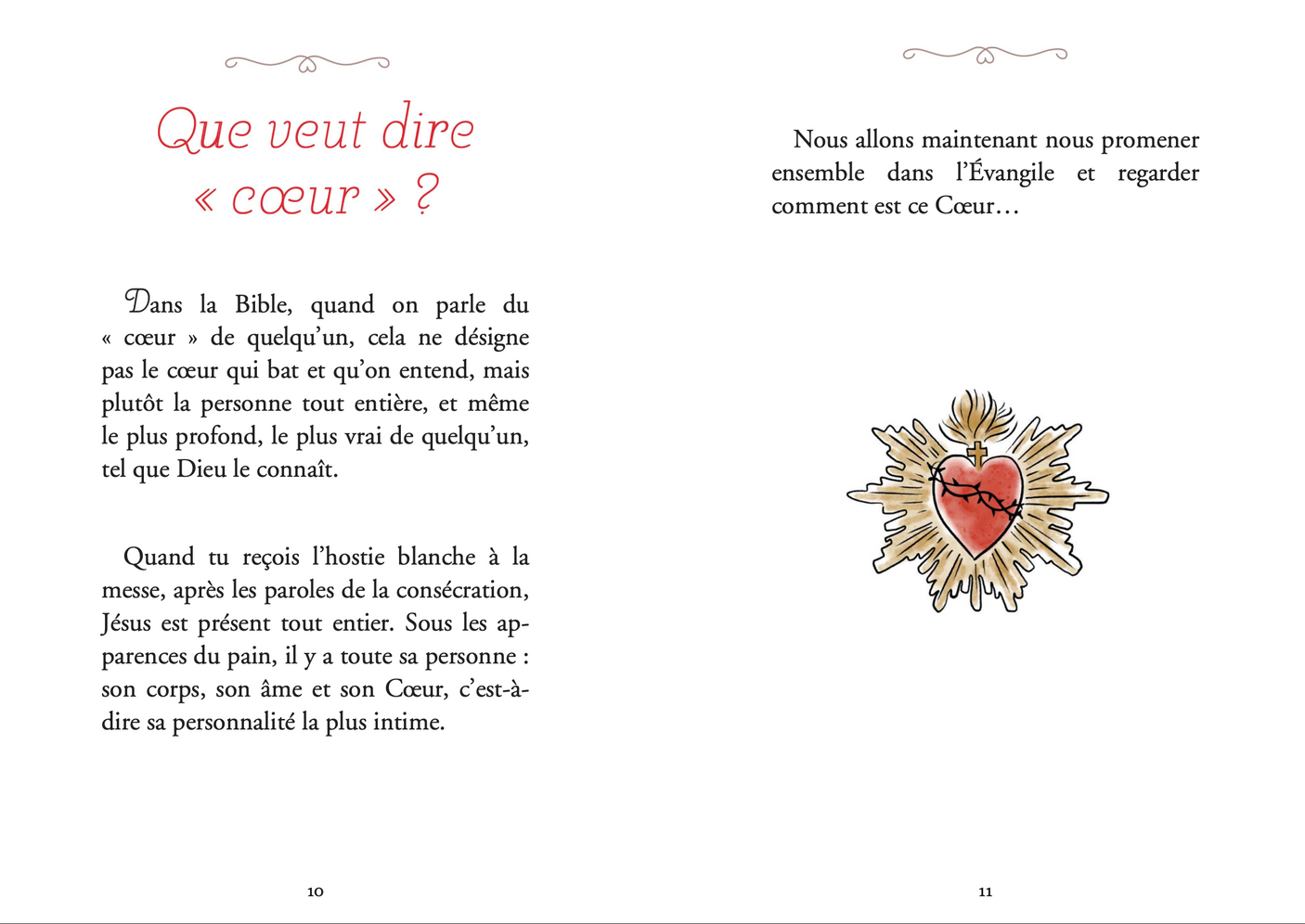 À la rencontre du Cœur de Jesus.