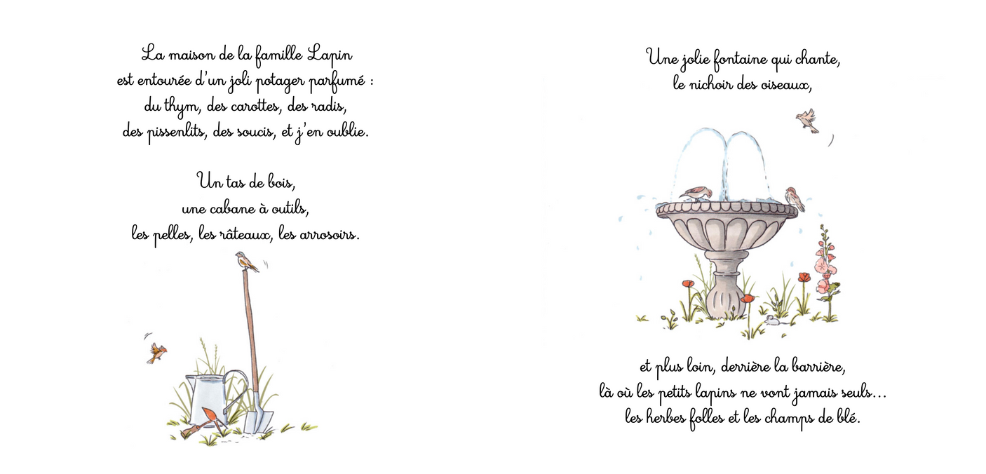 La famille lapin. La famille s'agrandit