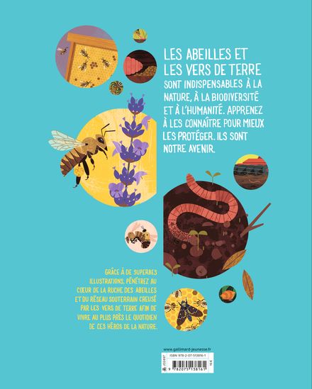 Abeilles et vers de terre