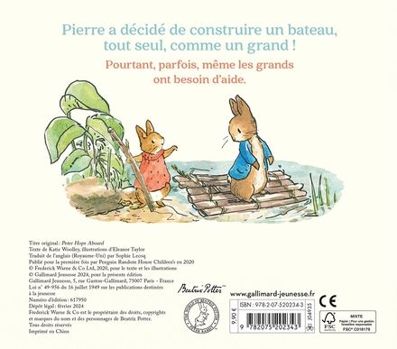 Le monde de Pierre Lapin. Un bateau pour Pierre