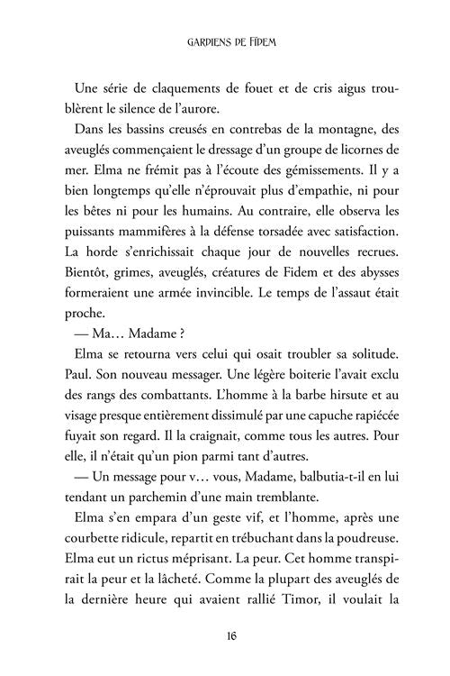 Gardiens de Fidem. Vol. 3. Le chant de la révolte
